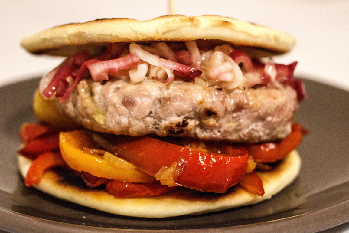 La Mora Romagnola piada burger by MamaEli